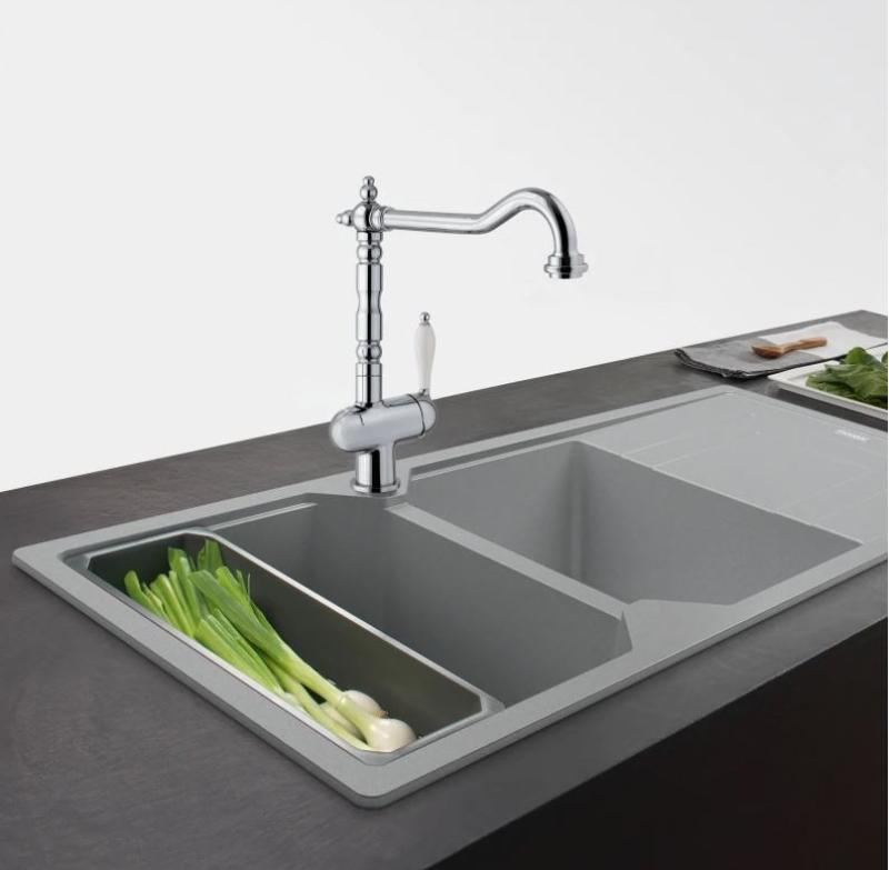 Franke Particolare Old England klassisk kökskran krom 115.0060.360