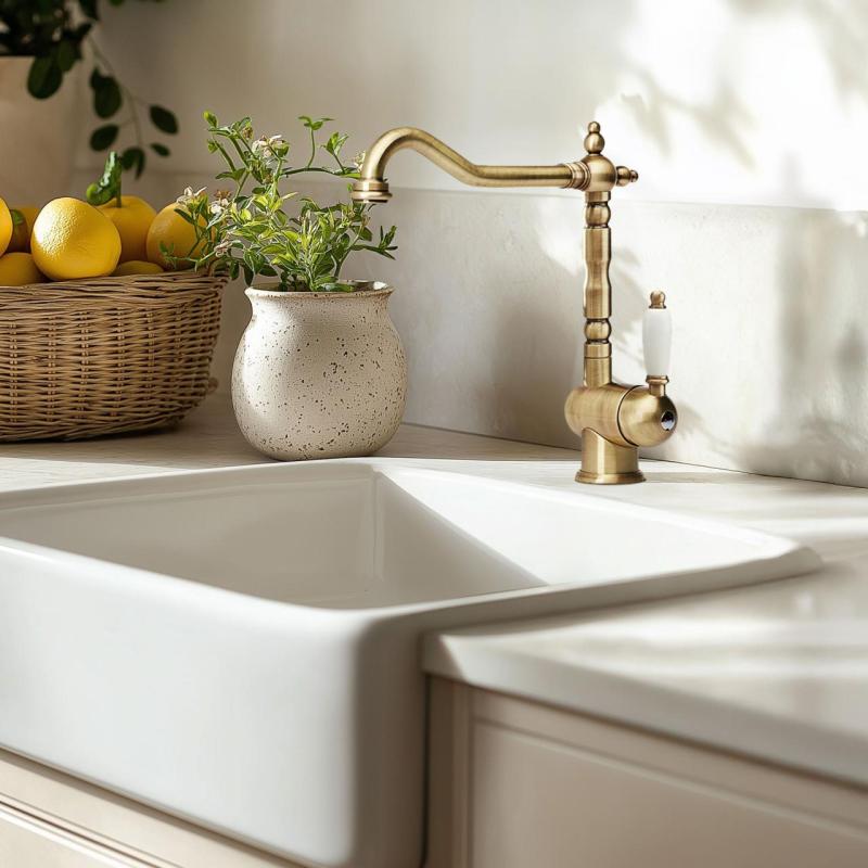 Franke Particolare Old England klassisk kökskran brons 115.0028.205