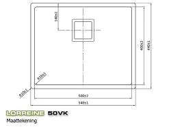 "Lorreine Exclusive rostfritt stål diskbänk 50 cm för planmontering, undermontering och ovanmontering 1150178274"
