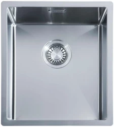 ABK Bingara rostfri diskho 34x40cm planmontering undermontering och övermontering 34FVI
