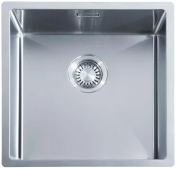 ABK Bingara 40fvi rostfri diskho 40x40cm planmontering undermontering och ovanmontering BIN40FVI