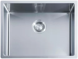 ABK Bingara rostfri diskho 50x40 cm för planlimning, undermontering och övermontering BIN50FVI