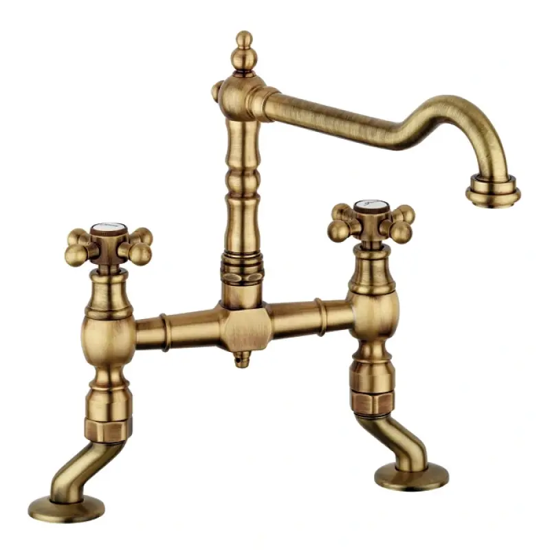 Nostalgisk kökskran rostfritt stål V1979RVSST