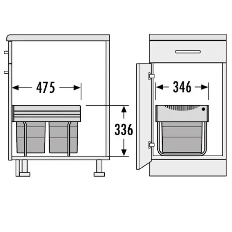 Hailo Tandem RB Avfallshink 1153449152