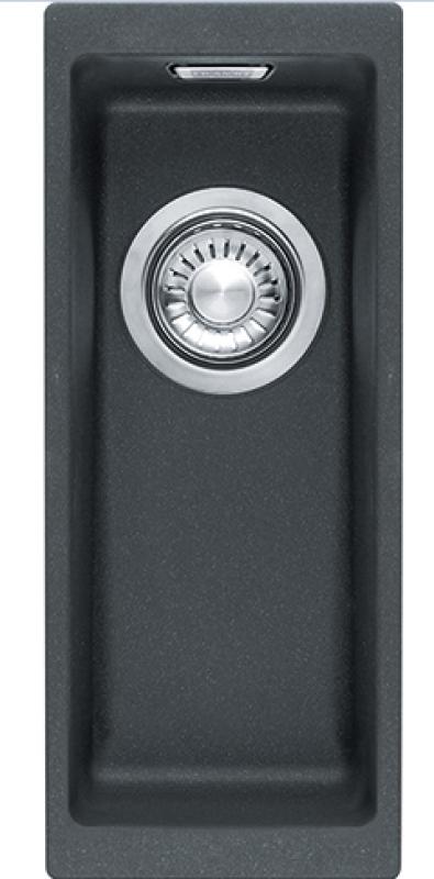 Franke Sirius 2 S2D 110.16 konstgjord svart diskbänk 16x41cm underbyggnad 125.0252.231