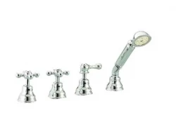 Cisal Arcana Keramisk 4-håls Badblandare badkarsmontering Guld AC00029024