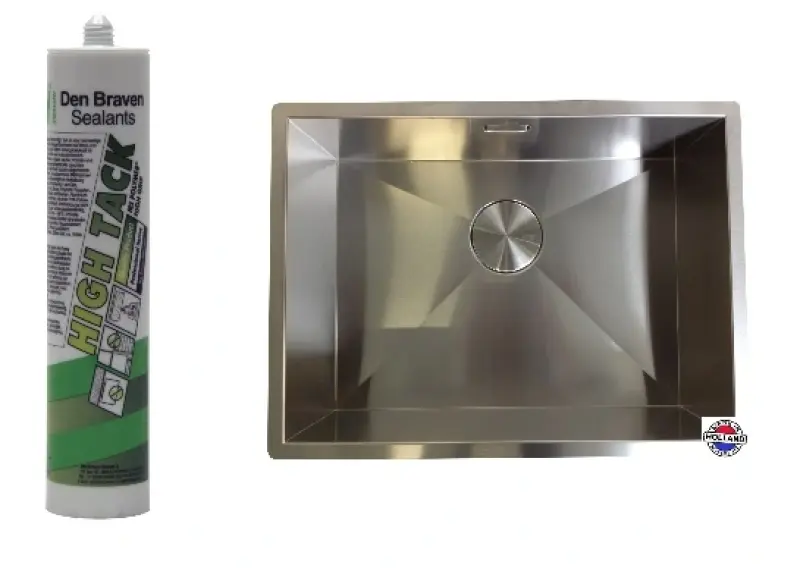 Syrfri Silikonlim för montering av undermonterade rostfria diskhoar