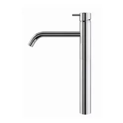 Waterevolution Flow tvättställsblandare hög pip för handfat inkl. klickplugg krom T11501