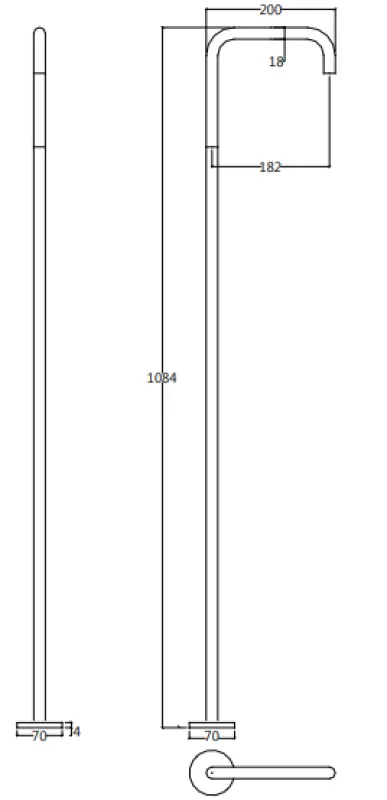 Waterevolution Flow fristående tvättställsblandare med infraröd sensor krom 1207925202