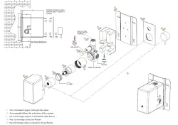 Waterevolution Flow inbyggd duschtermostat med 2 utgångar krom T132TB01