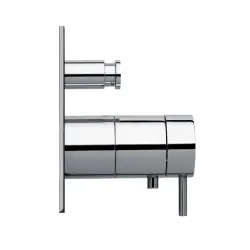 Waterevolution Flow inbyggd duschtermostat med 2 utgångar matt vit T132TBBR