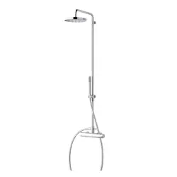 Waterevolution Flow duschkombination med termostat och regndusch krom T141T01