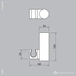 Waterevolution Flow badrumsset matt vit T1622BR