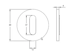 Waterevolution Flow inbyggd tvättställ med infraröd sensor på nätström krom T118EE01