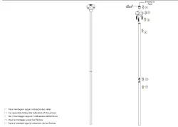 Waterevolution Flow takmonterad tvättställsblandare utloppspip matt vit T1678BR