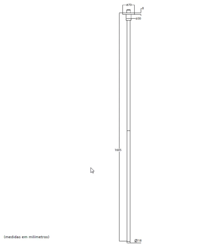 Waterevolution Flow takblandare utloppsmattsvart T1678PR