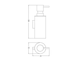 Waterevolution Deep tvålpump matt vit A226BR