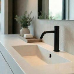 Waterevolution Flow Självstängande Fontänkran Matt Svart T110TPPR