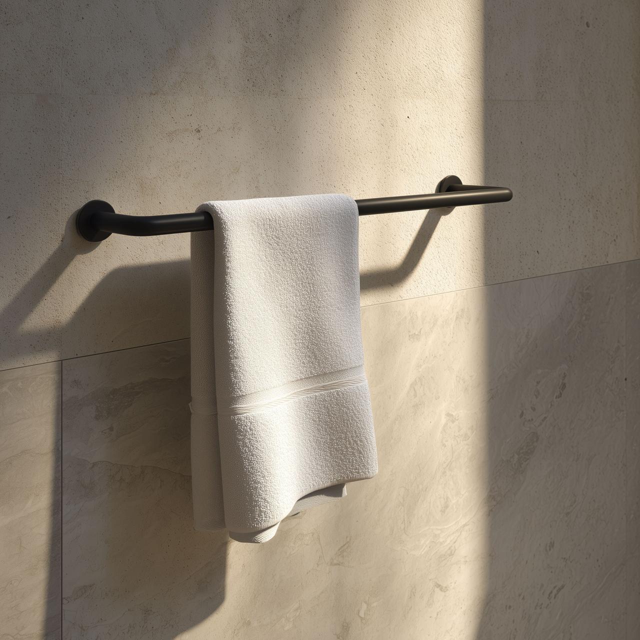 Waterevolution flow handdukshållare 35cm matt svart A111PR