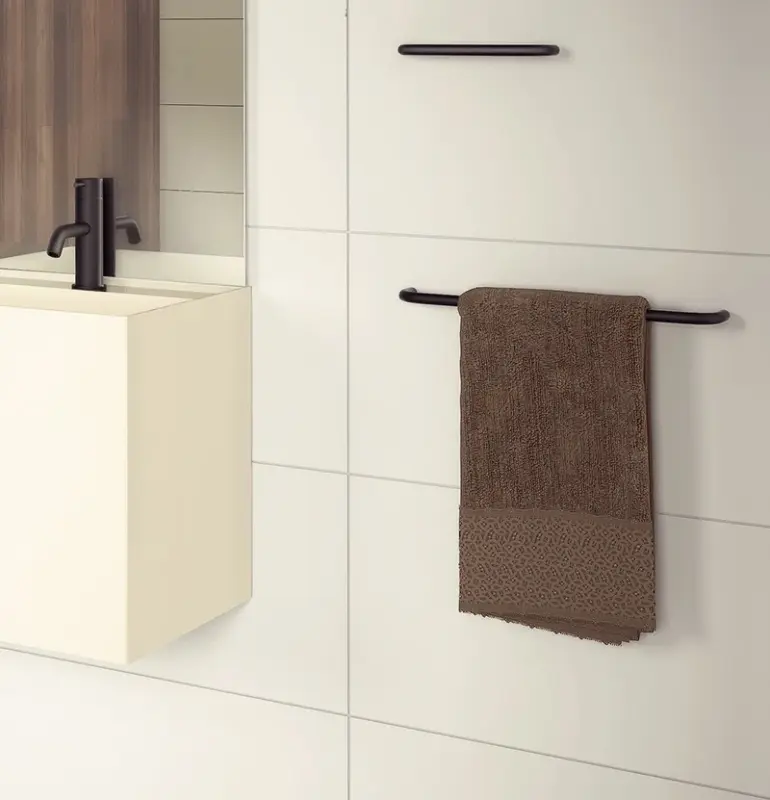 Waterevolution Flow handdukshållare 60 cm matt svart A112PR