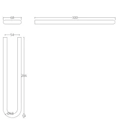 Waterevolution flow handdukshållare krom A11501