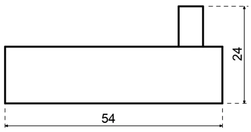Waterevolution Flow handdukskrok matt svart A150PR