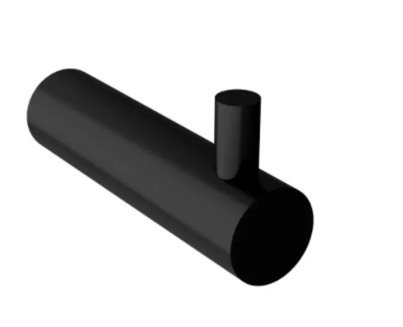 Waterevolution Flow handdukskrok matt svart A150PR