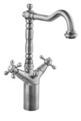 PB klassisk hög blandare med stjärnformade vred, 18 cm pip, Brons 1208854992
