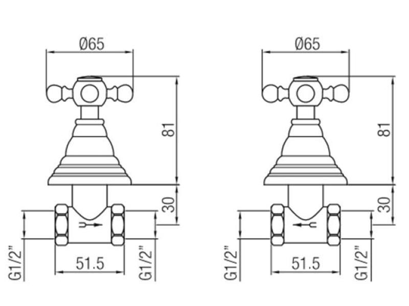 PB klassisk inbyggd duschset med stjärnknappar i rostfritt stål 1208855352