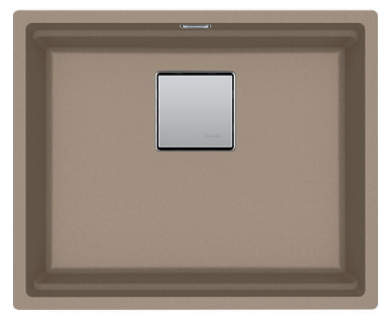 Franke Kubus KNG 110.52 diskho 52x42 taupe granit undermontering 125.0512.505