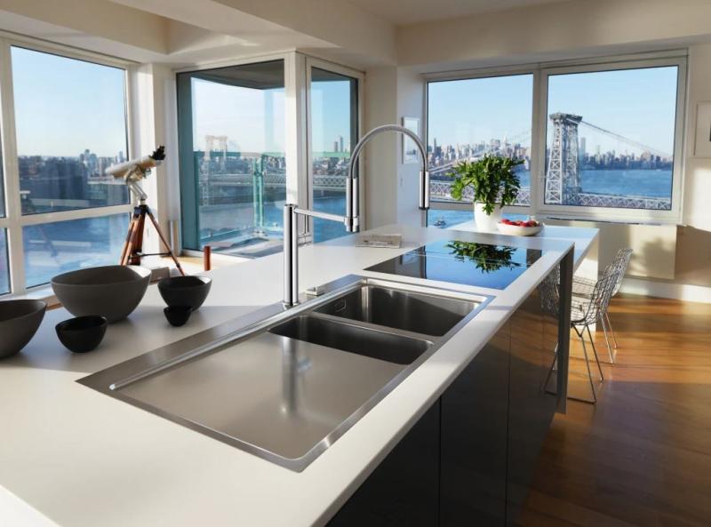 Franke Pescara Semi Pro 360 Kökskran med flexibel pip krom 115.0393.976