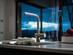 Franke massiv rostfritt stål Kökskran Atlas Neo svängbar pip 115.0521.435