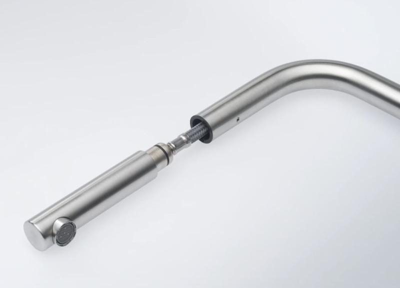 Franke RVS borstad Kökskran Atlas Neo utdragbar pip i rostfritt stål 115.0521.438