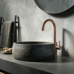 Waterevolution Flow tvättställsblandare hög modell PVD borstad koppar T1121FUCPE