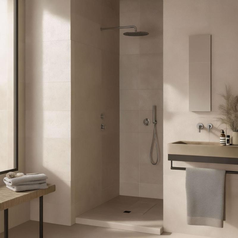 Waterevolution Flow inbyggd duschtermostat med 1 avstängningskran krom 1208920980