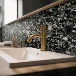 Waterevolution Flow fontänkran i borstat mässing T1101ALE