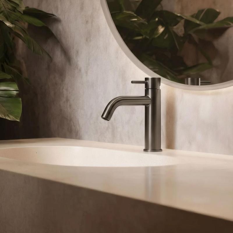 Waterevolution Flow tvättställsblandare PVD gun metal T1101AGME