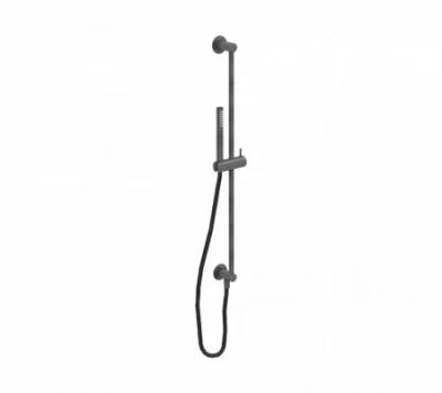 Waterevolution Flow glidstångsset med handdusch 800 mm Gun Metal T1661GME
