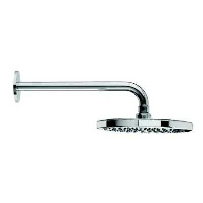 Waterevolution Flow huvuddusch 200 mm med vägganslutning Borstad koppar T1641CPE