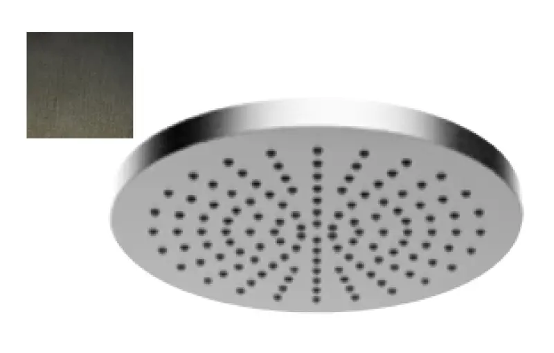 SB Round 316 Takduschhuvud 20 cm PVD gun metal 1208946727