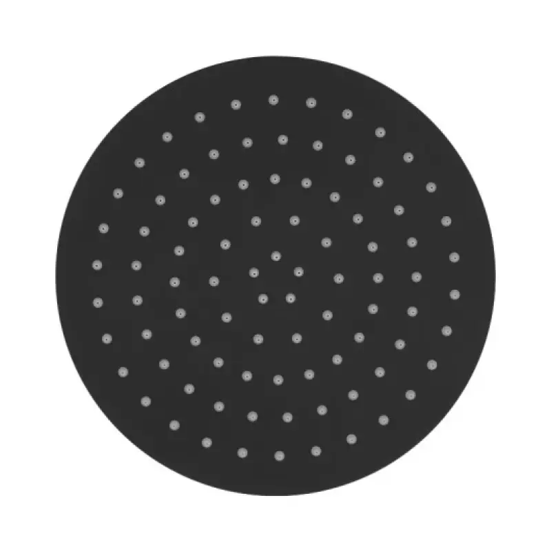 SB Rubinetterie Regndusch Eco Air vattensparande huvuddusch 25 cm metall matt svart 1208946742