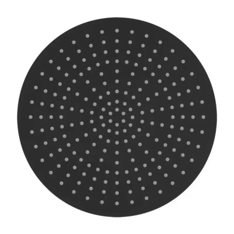 SB Rubinetterie Regndusch Eco Air vattensparande huvuddusch 30 cm metall matt svart 1208946745