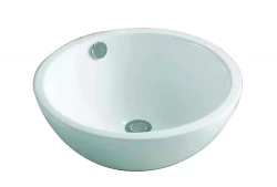 OUTLET Blusani Cera keramisk påbyggnadshandfat 44 cm, glansvit BC204503