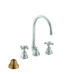 Cisal Arcana Keramisk Tvättställblandare 3-håls Brons AC00106027