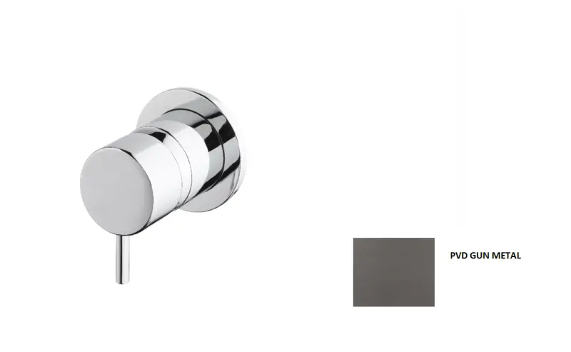 Waterevolution Flow Inbyggd blandare PVD Gun Metal 1208952954