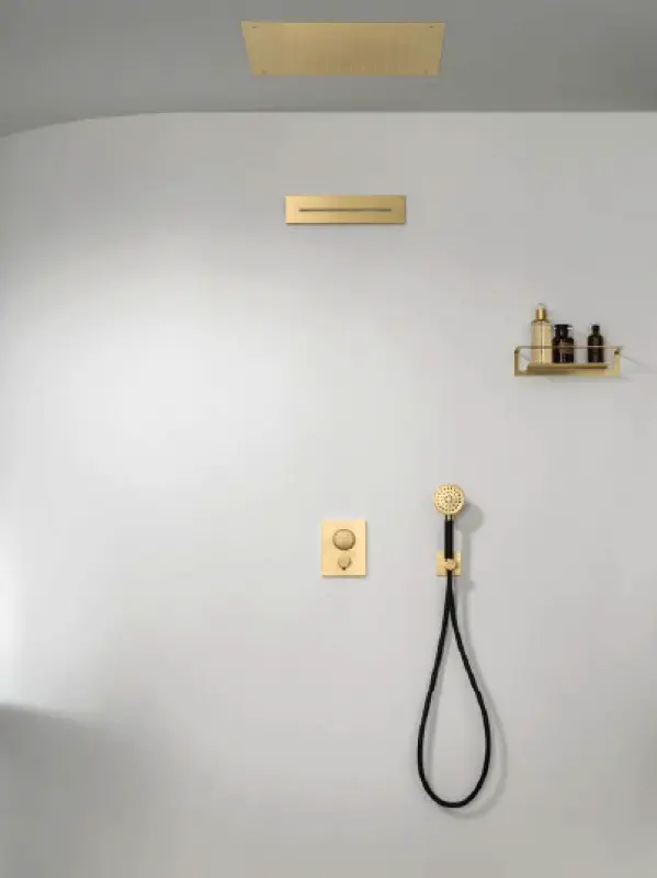 SB Vattenfalls badutlopp inbyggd PVD guld 1208953545