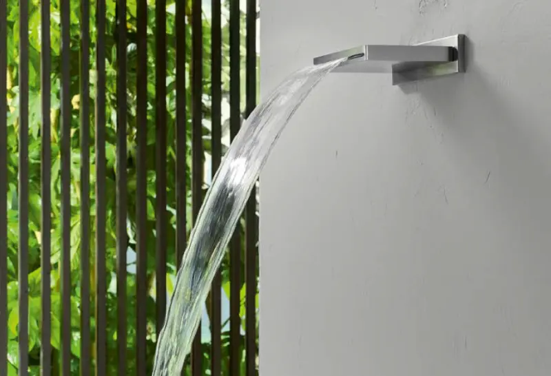 SB 316 Vattenfall utsprångsmontering helt i rostfritt stål 1208953546