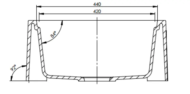 GraniteMy Tradition lantlig dubbel diskho 2-sidig granit handfat 80x50cm svart övermontering undermontering och planmontering 1208953697