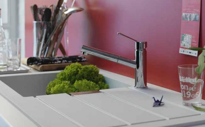 Franke Sirius 2 S2D 651 svart plast 1,5 en och en halv diskho med avrinning överbyggnad 100x50 143.0634.554