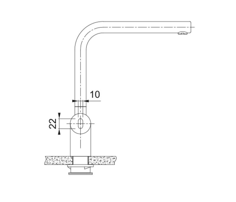 Franke borstad svart sensor Kökskran Atlas Neo svängbar pip 115.0625.525